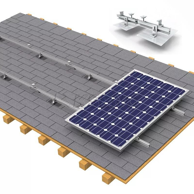 Asphalt Shingle Roof Solar Mounting System Solar Panel Roof Mounting Bracket