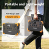 Solar Generator Portable Power Station 1000W Outdoor Camping Lithium Battery Solar Power Bank Charging