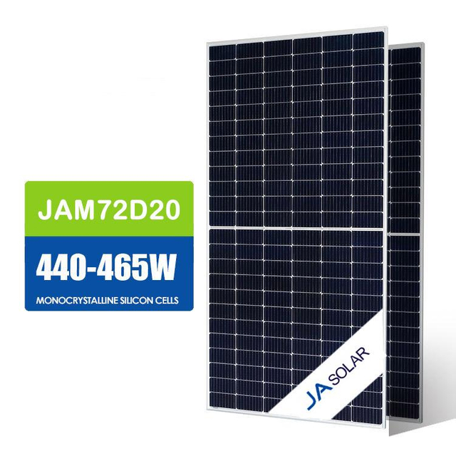 JA 440W 450W 460W Double Glass Perc Mono Photovoltaic Panels Manufacturers