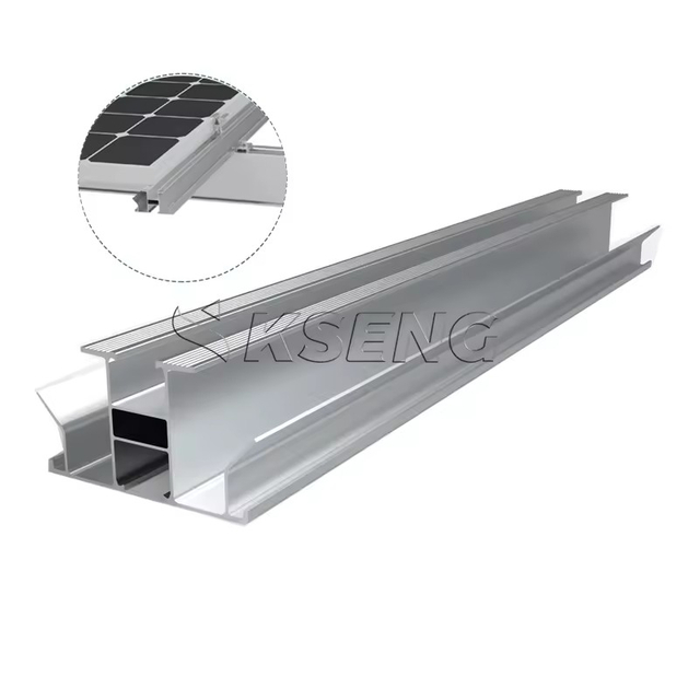 Aluminium Waterproof Solar Rail For Solar Carport