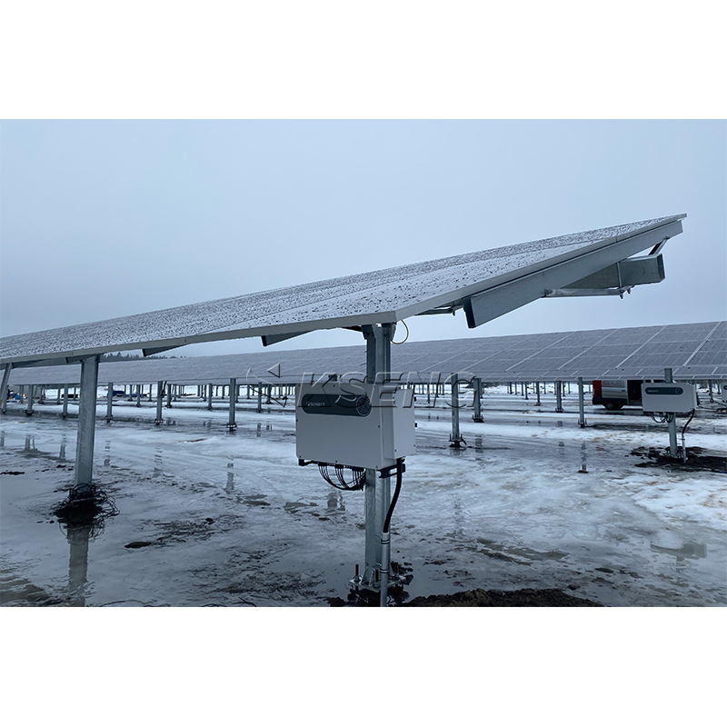 KST-2PM Single Solar Tracker 1 Axis Solar Tracking System Mount Structure