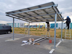 Custom China Wholesale Waterproof Carport Mounting System Photovoltaic Solar Carport