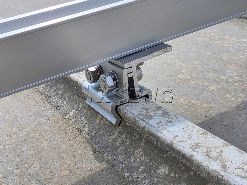 Non-Penetrating Standing Seam Solar Mounting System in Namangan Non-penetrating-solar-mounting-system-installed-on-a-standing-seam-metal-roof-in-Namangan