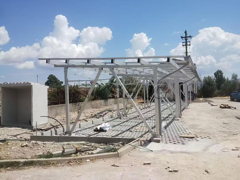 AL6005-T5 Aluminum Solar Carport Structure AL6005-T5-aluminum-alloy-structure-for-Kseng-solar-carport