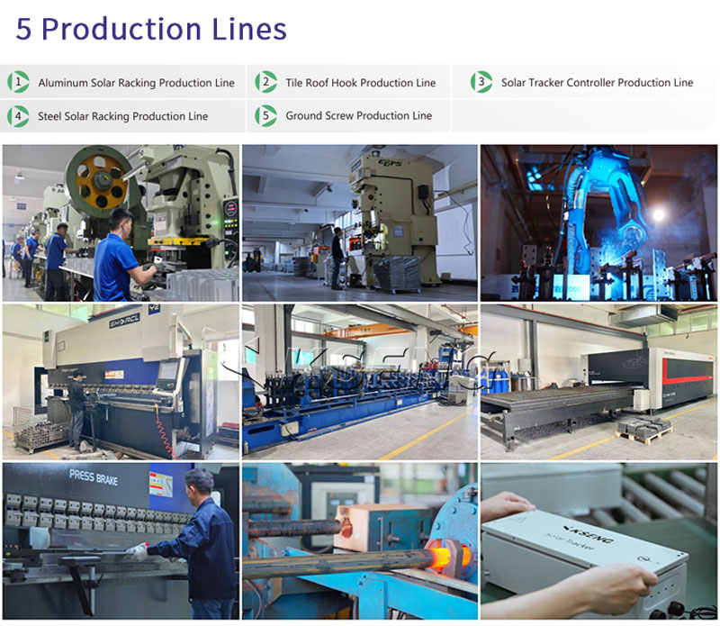 Solar bracket production line Kseng-solar-mounting-system-Production-Lines