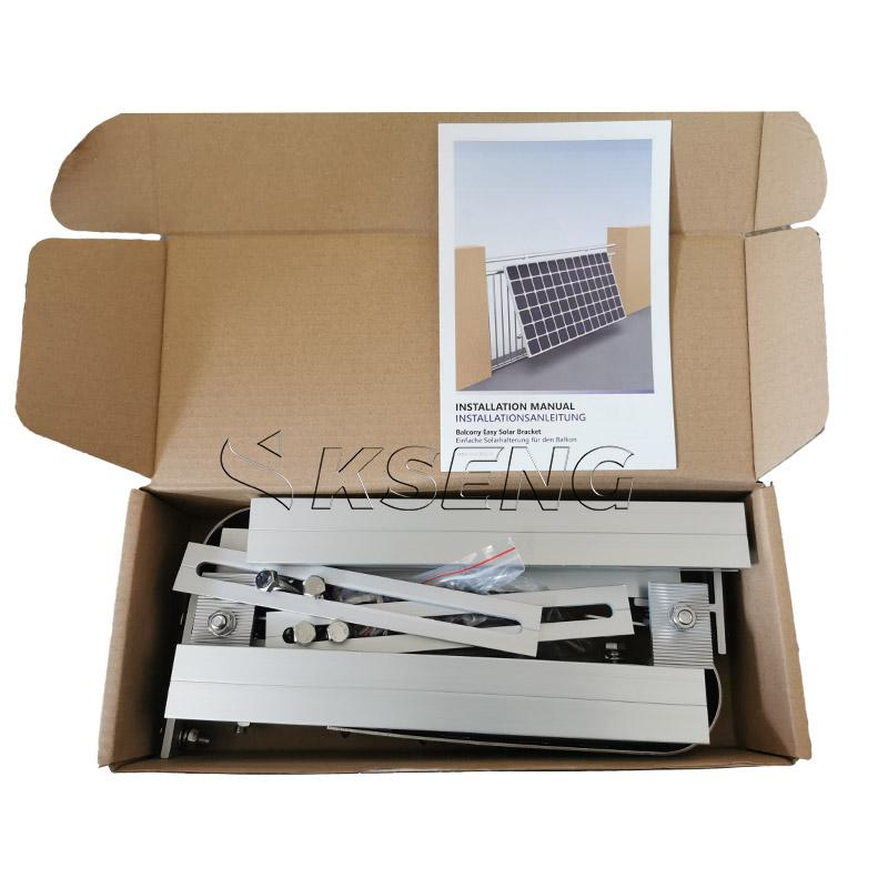 Easy Install Solar Panel Adjustable Balcony Mounting Structure