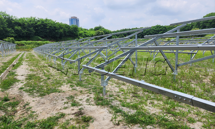 Korea- Magnesium Aluminum Zinc Steel Plating Solar Ground Structure Case