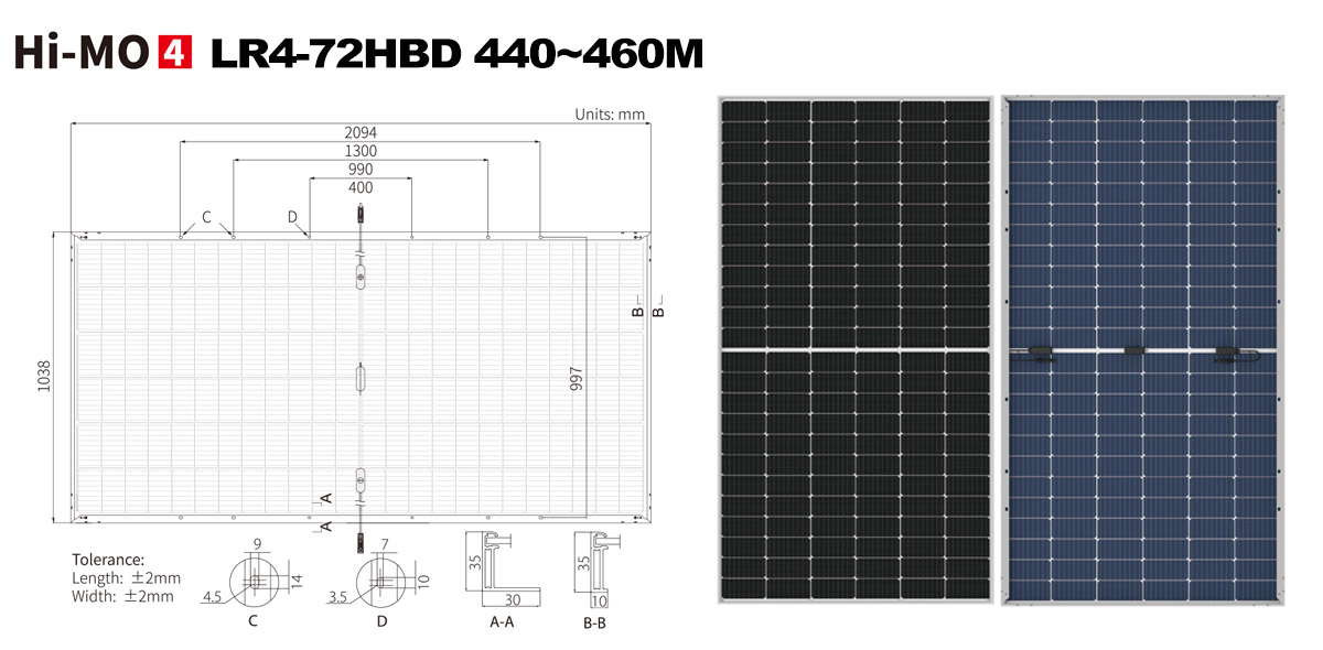 Longi Bifacial Solar Panels