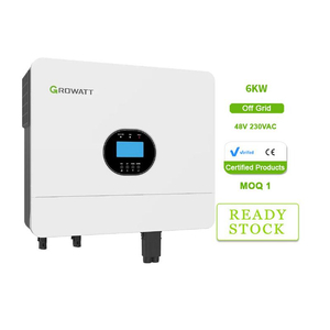 Growatt Spf 6000 Es Plus 48V 6000W Off Grid Hybrid Solar Inverter Single Phase