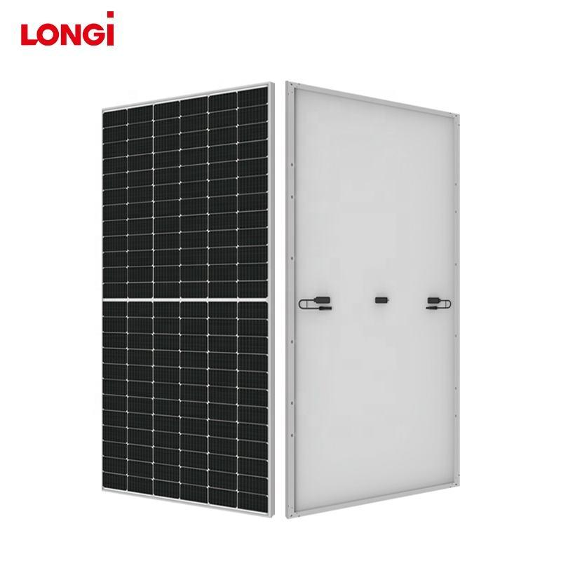 Wholesale Longi 144 Half Cell Pv Solar Power Panel Single Glass 540W 545W 550W Mono Solar Modules