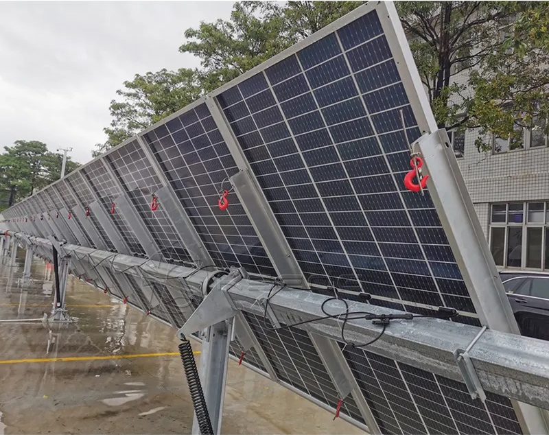 single axis solar tracking system