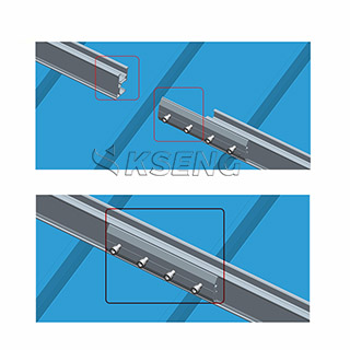 Aluminum Solar Panel Rail Splice For Photovoltaic Rail Installation