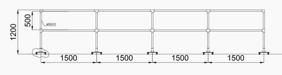 roof-guardrail-system-drawing