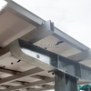 Carbon Steel Single Cantilever Waterproof Solar Carport