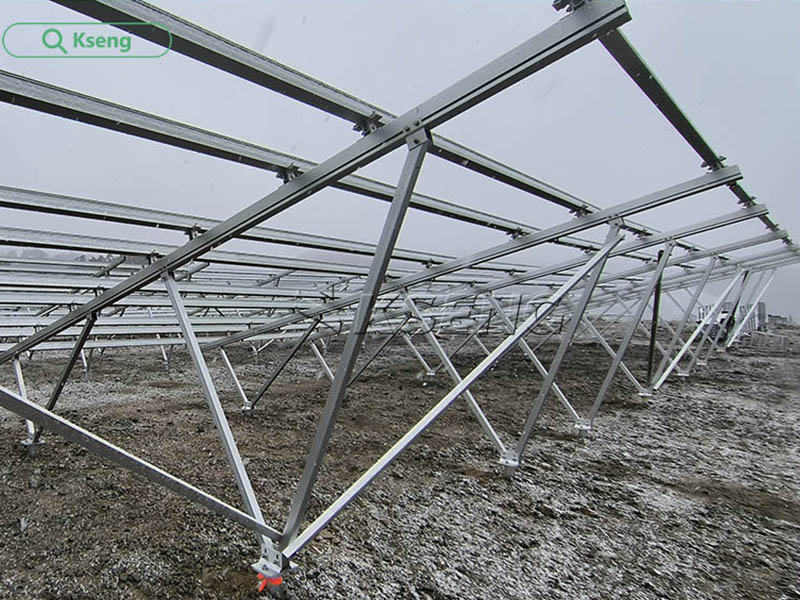 Solar Power Plant Cost Reduction: Mounting System Material Selection & Prefabricated Installation Optimization