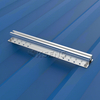 Aluminium Solar Mini Rail Kit Metal Roof PV Mounting System