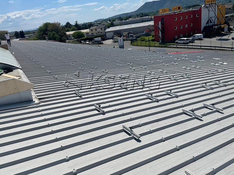 Solar mounting systems for metal roofs