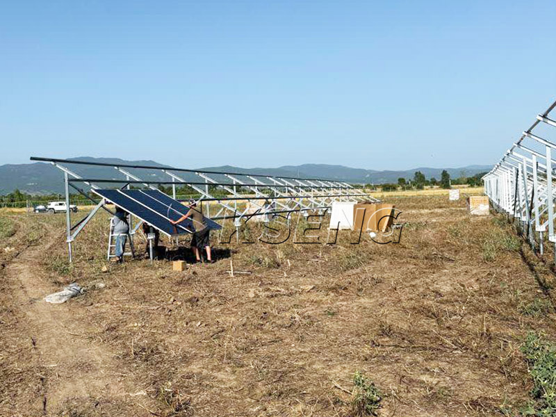 Georgia solar farm installation