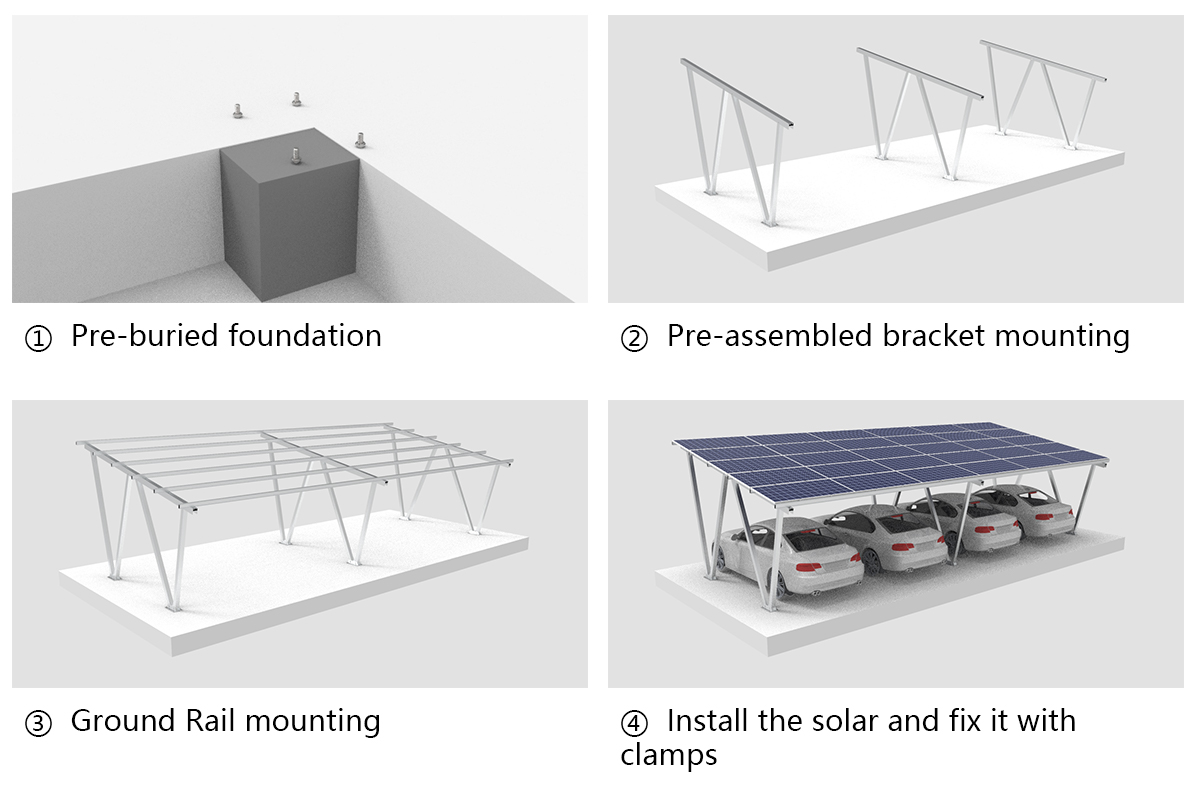 Solar Carport Structure