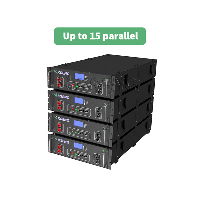 Kseng 51.2V 200Ah Lithium Ion Batteries Rack Mount Installation Lifepo4 Battery Pack
