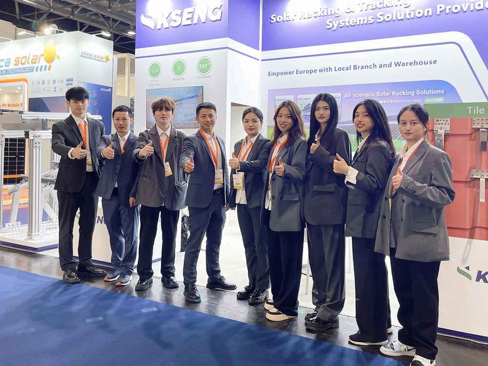 Solar Solutions Düsseldorf 2024 – Kseng Solar Concludes Another Successful Year in Germany with Versatile Solar Brackets and Energy Storage Solutions