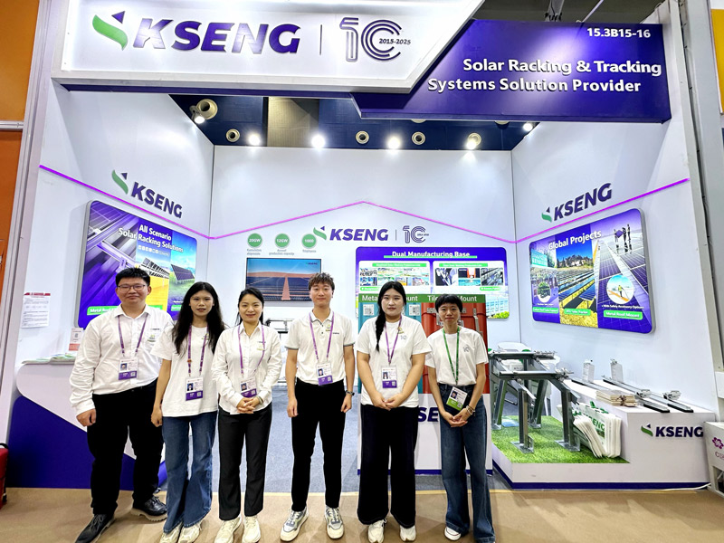 Canton Fair 2025 - Kseng Solar Debuts at 138th Canton Fair Phase 1 with Full Scenario Solar Racking Solutions