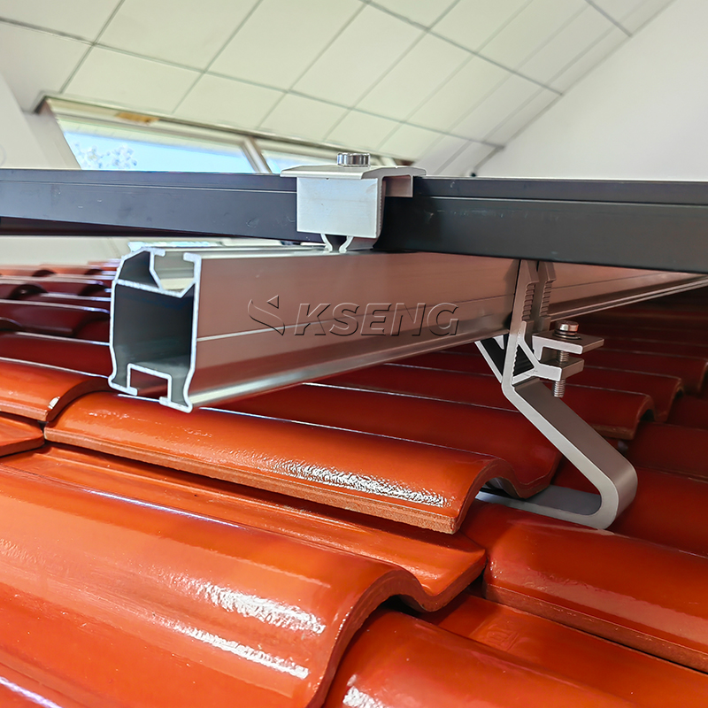  Tile Roof PV Structure Solar Panel Roof Mounting Systems