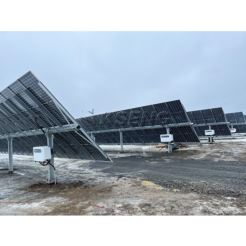 KST-2PM Single Solar Tracker 1 Axis Solar Tracking System Mount Structure