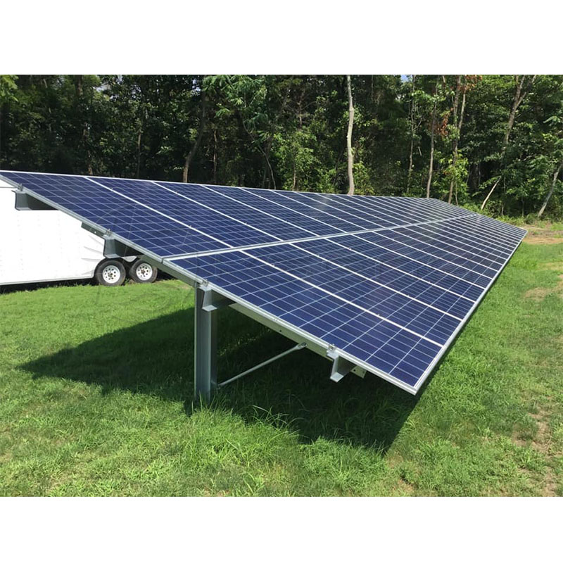 High Strength Solar Panel Pile Ground Mounting System Solar Structure