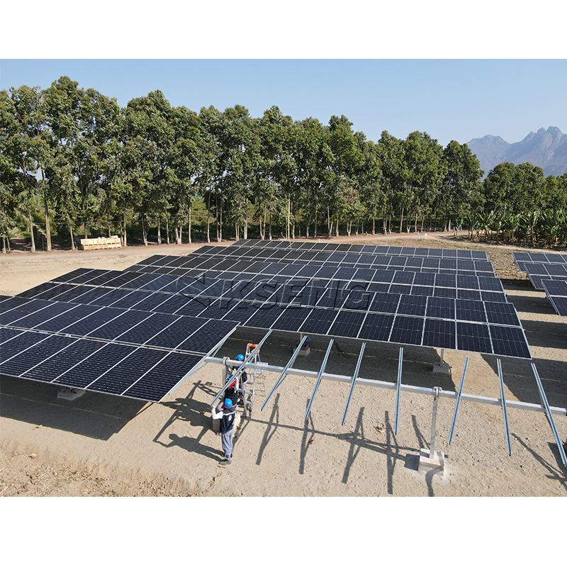  Ground Mount Solar Rack Adjustable Fixed Structure