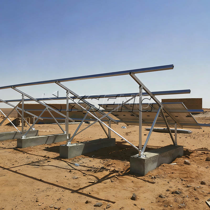 Kseng AL6005-T5 Concrete Foundation Solar Mounting Structure