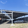 Kseng Galvanized Carbon Steel Solar Carport - Durable Solar Parking Canopy System