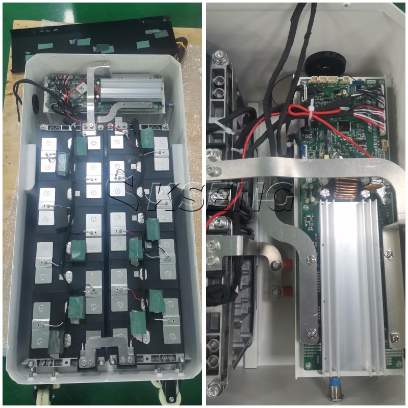 16KWH LiFePO4 Floor Mobile Lithium Battery