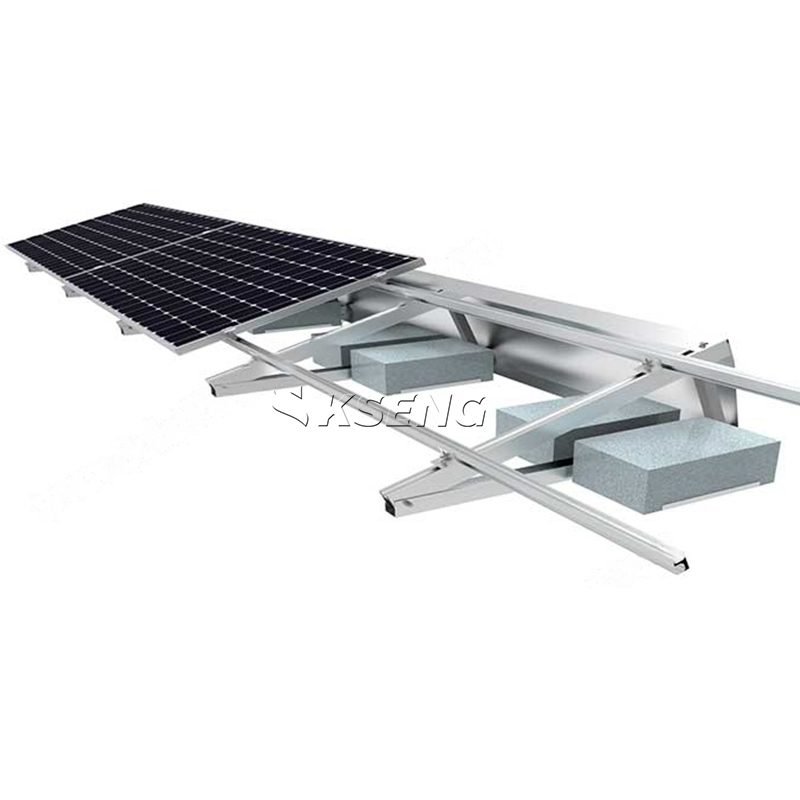 flat roof solar mounting system