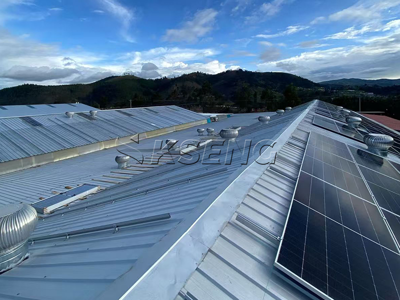 2MW Tin Roof Solar Panel Brackets Project Supported by L Foot in Ecuador