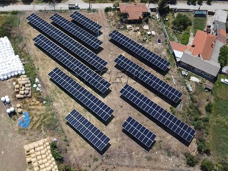 280kw Single Axis Tracker Ground Project In Bulgaria