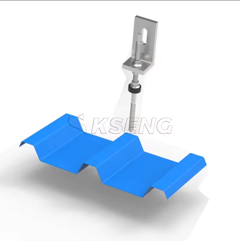 Wholesale Solar Roof Hanger Bolt with Solar L Feet for Metal Pitched Roof Mounting