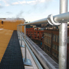 Roof Safety Railing Edge Protection Handrails Rooftop Guardrail System with Safety Gate 