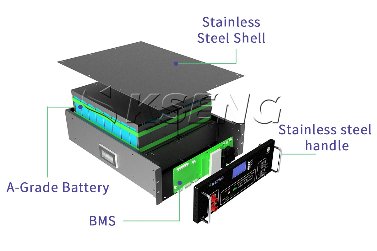 lifepo4 48v 100ah batterie