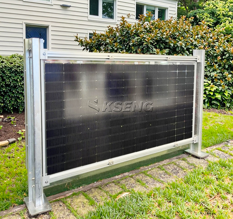 solar panel fence