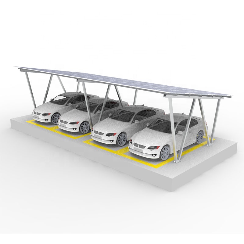 Solar Carport Racking Solar Aluminum Parking Structure PV Carport Mounting System