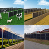 Pv Farming Structure Vertical Bifacial Solar Fencing Mounting System