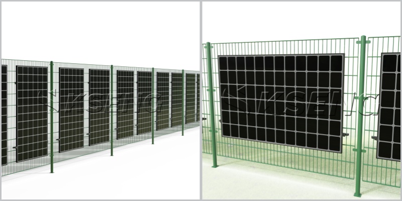 Vertical PV module mounting
