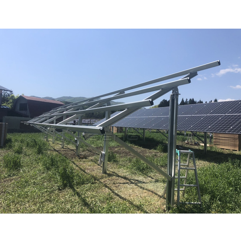 solar ground rack