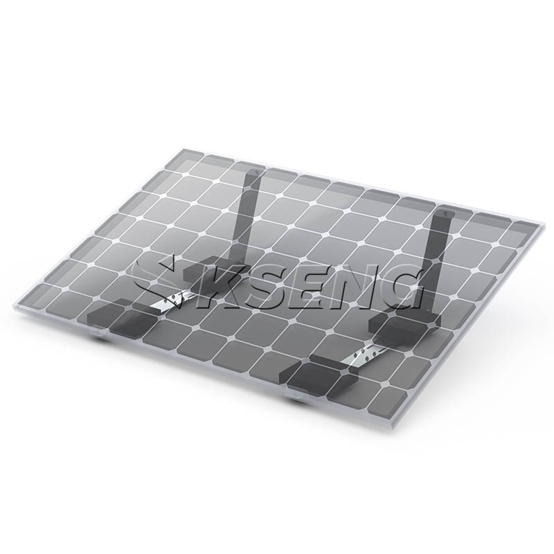 solar ballasted roof mounting system
