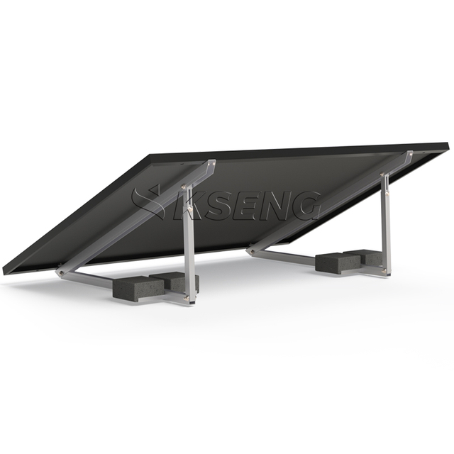 EU Stock Universal Easy Solar Panel Kit Flat Roof Garden Balcony Mounting System Solar Structure