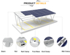 Solar Carport Racking Solar Aluminum Parking Structure PV Carport Mounting System