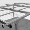 AL6005-T5 Waterproof Solar Rail for Carport & Pergola Applications