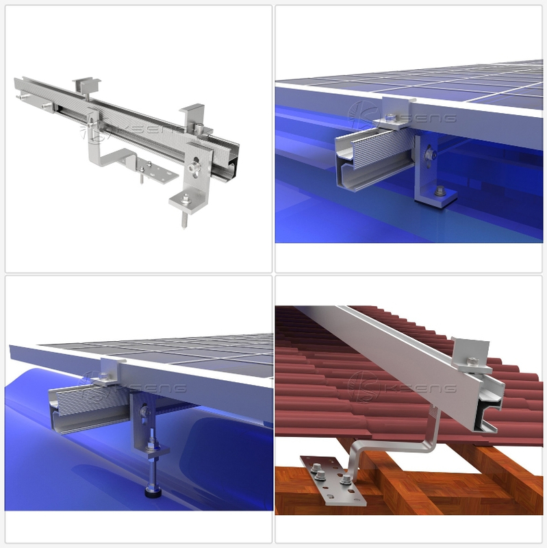 Hot Selling Aluminum Black Solar Panel Mounting Rails from China ...