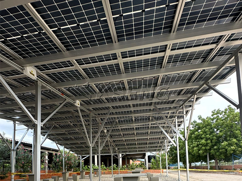 Solar carport structure manufacturer